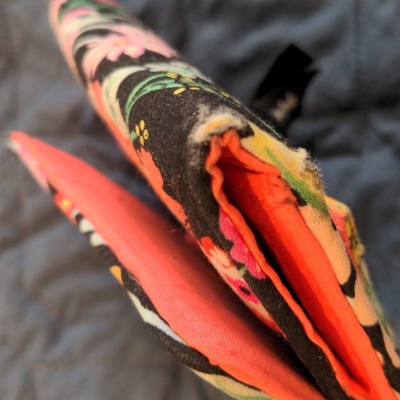 Vera Bradley Black Floral Wallet - Picture 6 of 7